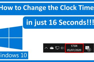 Cara mengubah jam pada windows 10