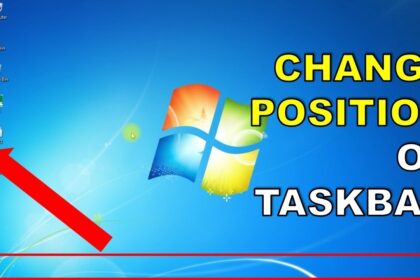 Cara mengubah posisi taskbar windows 7