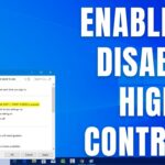 Contrast high windows set combination key disable introduced enable microsoft also has