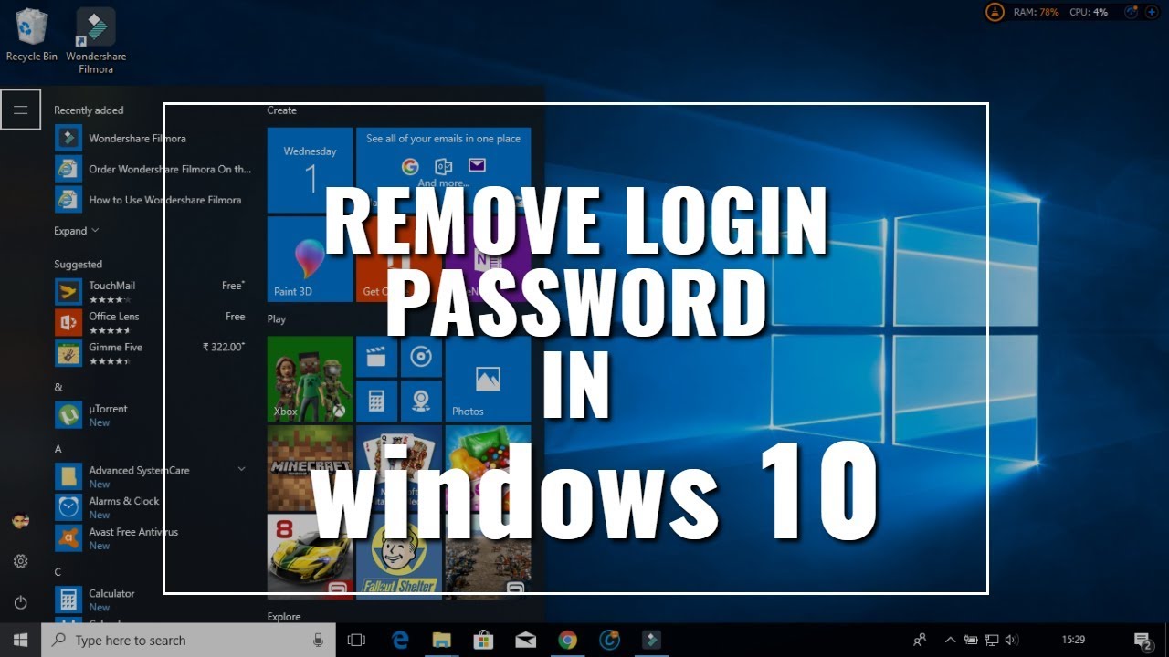 Cara menonaktifkan password di windows 10