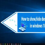 Cara menyembunyikan desktop windows 10