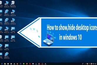 Cara menyembunyikan desktop windows 10