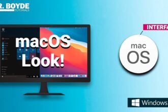 Cara merubah tampilan windows menjadi mac os