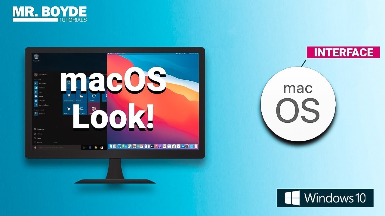 Cara merubah tampilan windows menjadi mac os