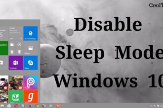 Windows prevent sleep going step