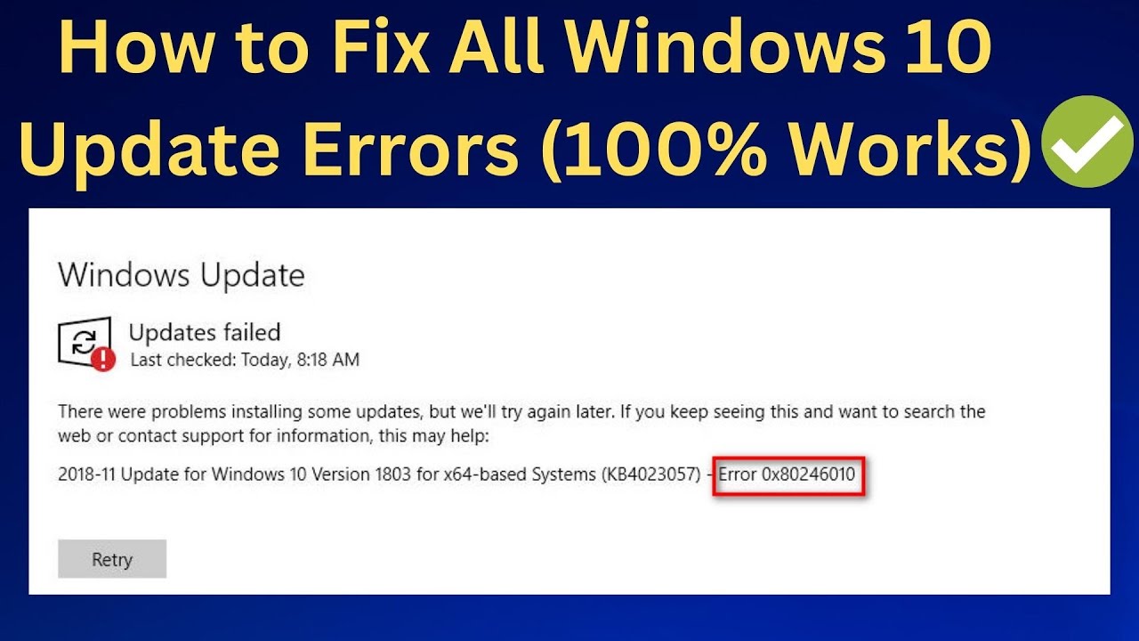 Cara atasi update windows 10