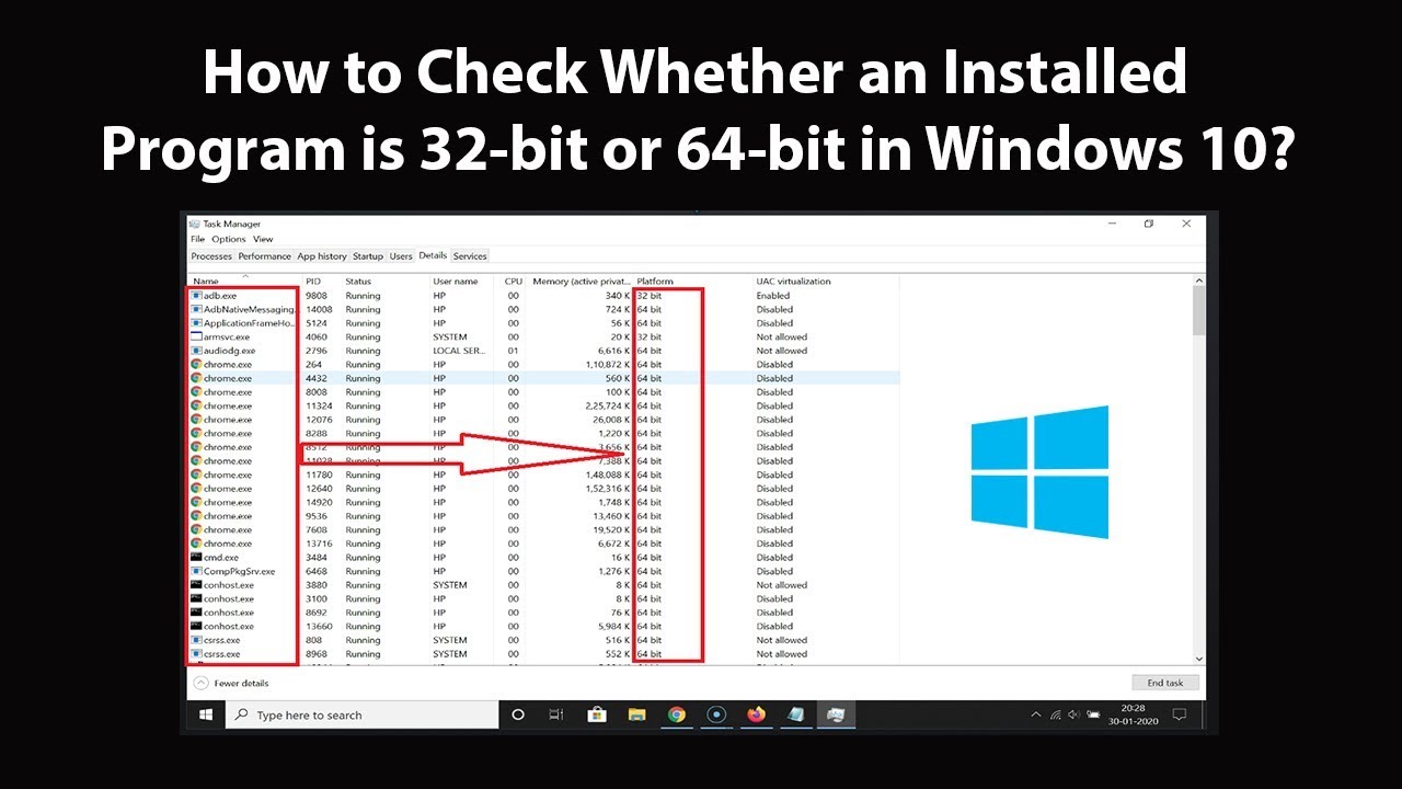 32 windows check system bit type version which command systeminfo ways quick