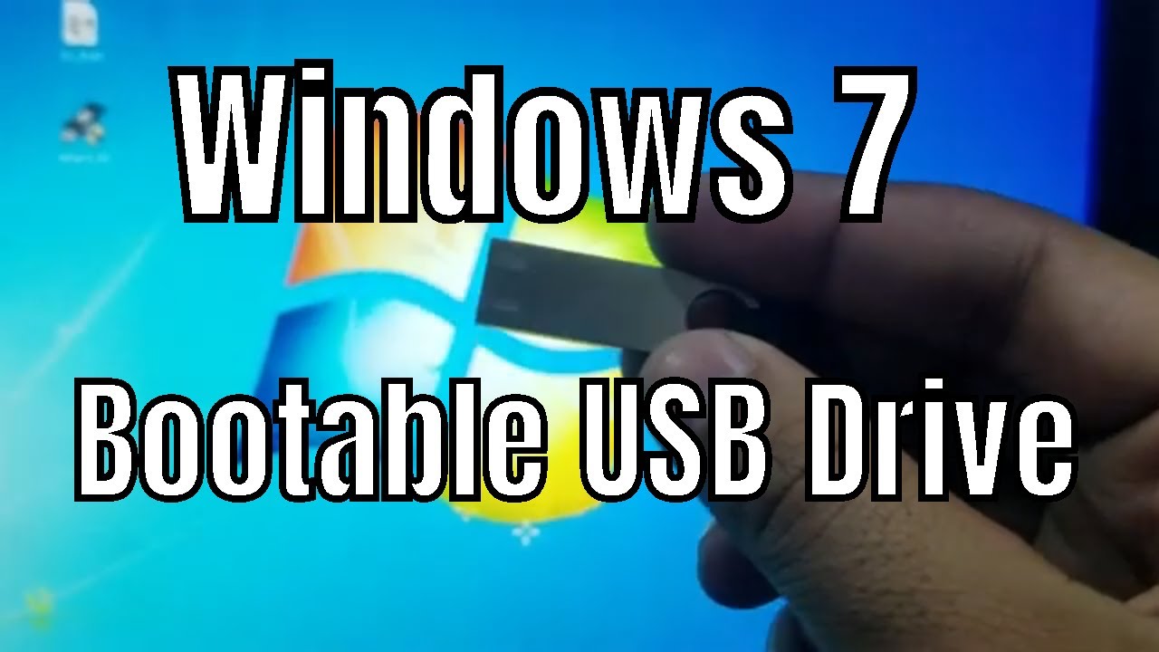 Cara buat usb bootable windows 7