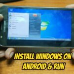 Cara instal windows 7 dengan android