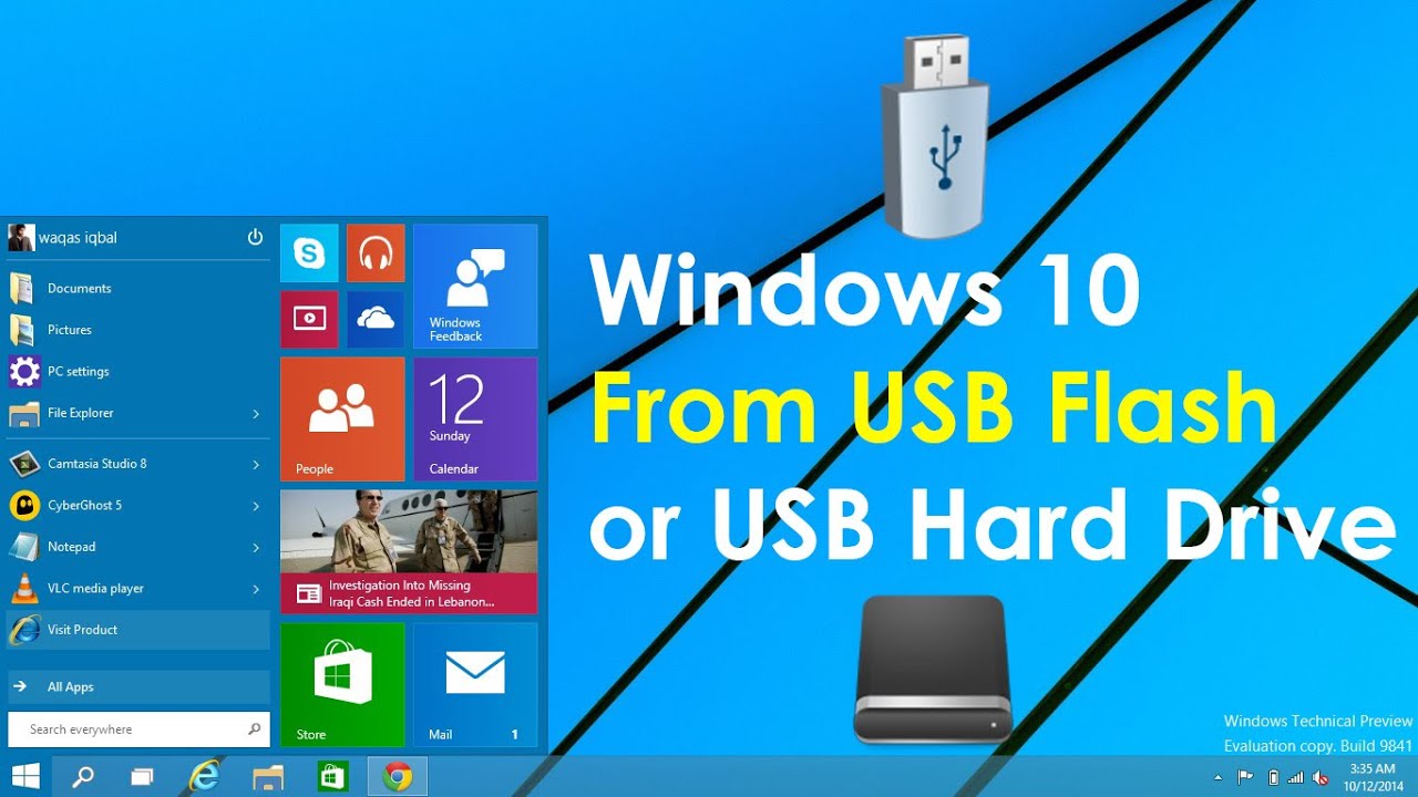 Cara install window 10 dengan flashdisk