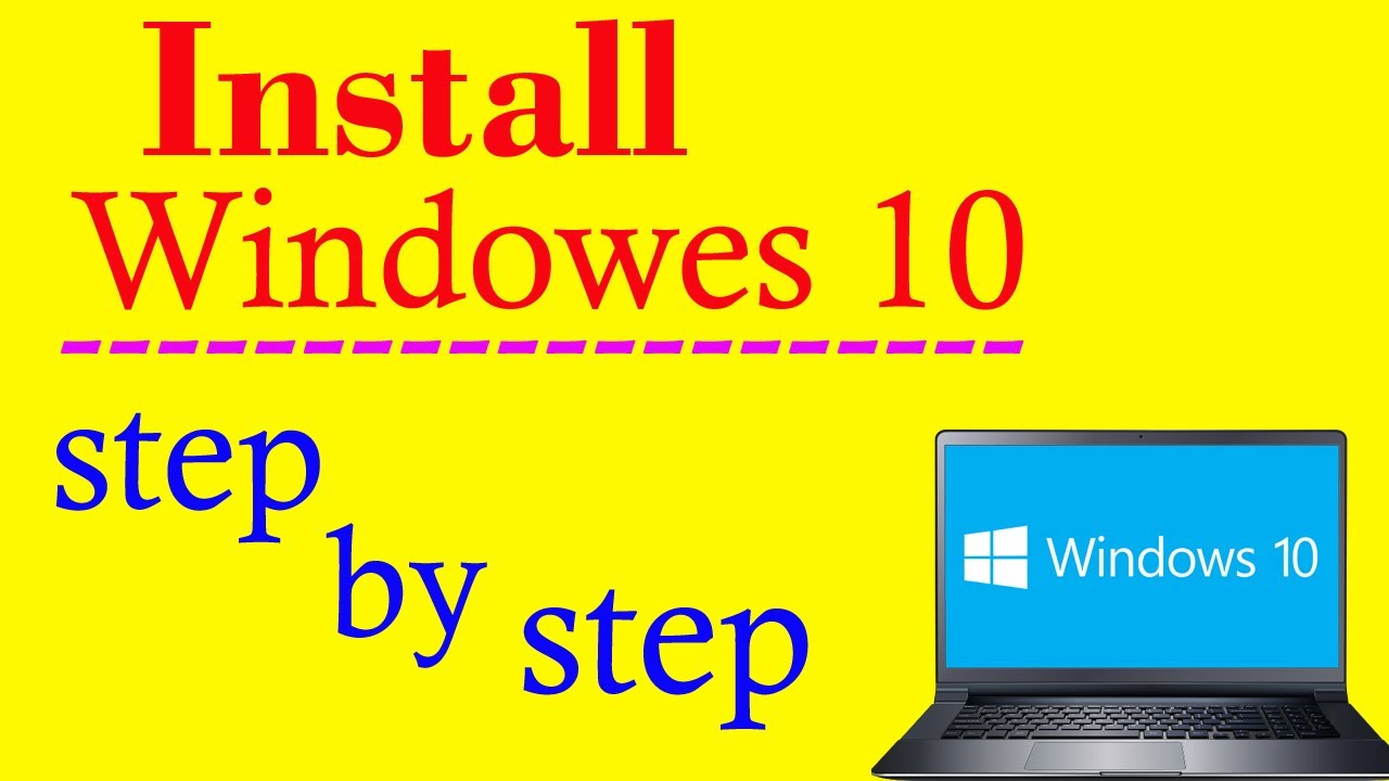 Cara install windows 10 ke windows 7