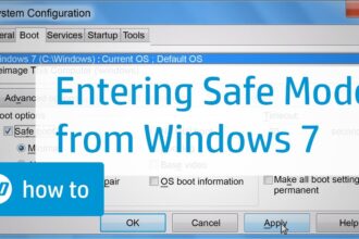 Cara masuk ke safe mode windows 7