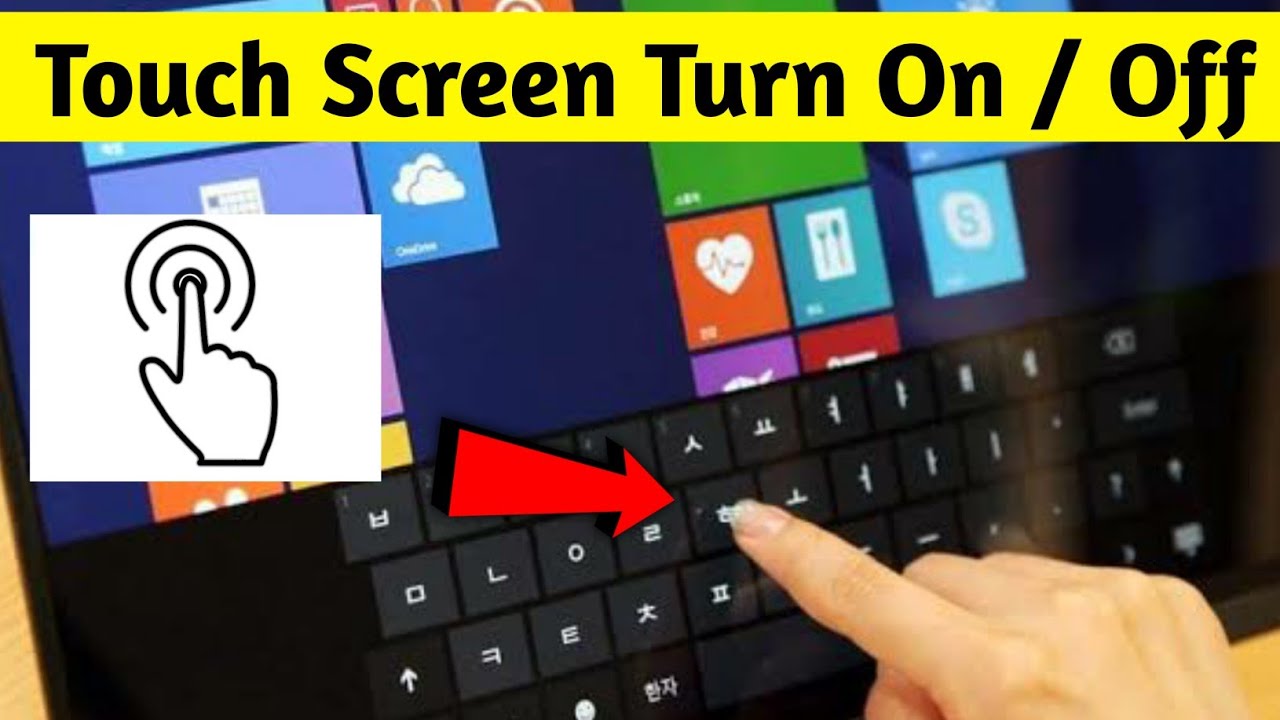 Cara mematikan touchscreen laptop windows 8