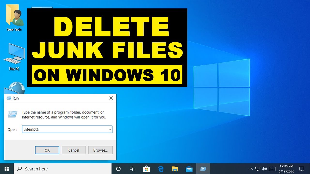 Cara membersihkan file sampah di laptop windows 8