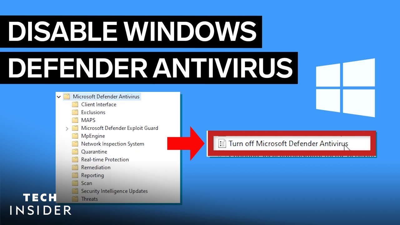 Defender disable threat window technowizah viruses manage will hellotech