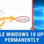 Cara mematikan windows update 10 permanen