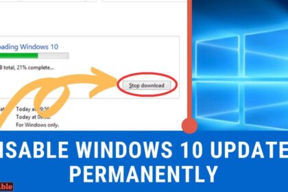 Cara mematikan windows update 10 permanen