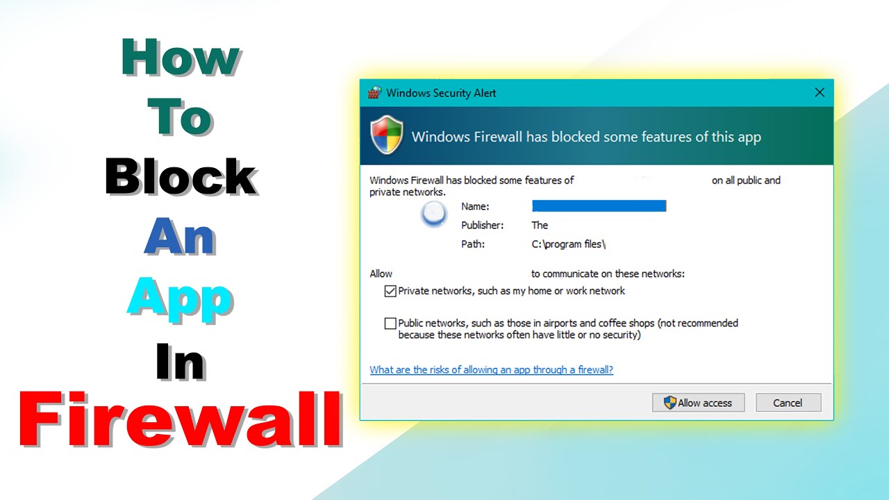 Cara memblokir game dengan windows firewall windows 10