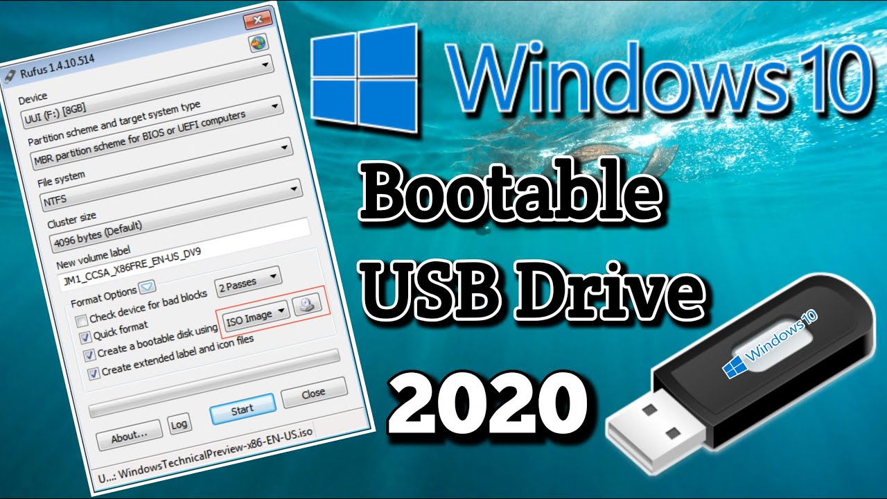 Cara membuat bootable flashdisk windows 10 uefi