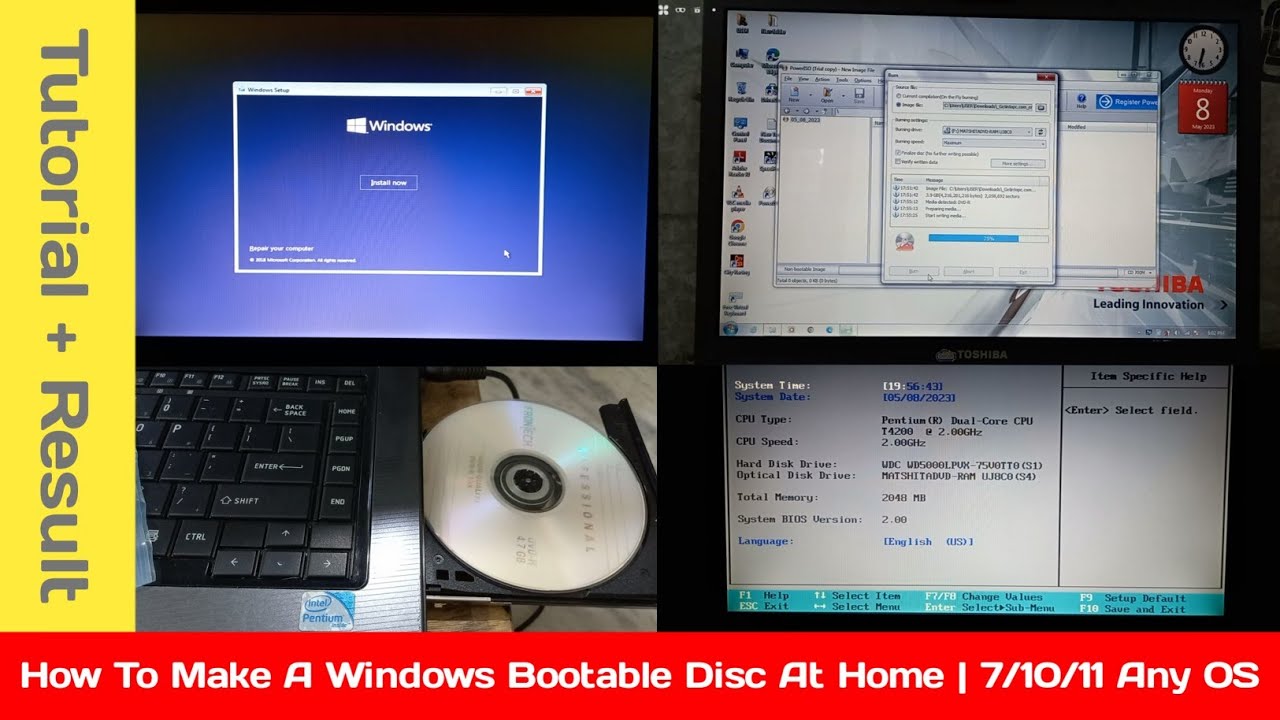 Cara membuat cd windows