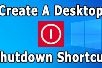 Cara membuat shortcut shutdown di windows 10