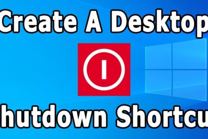 Cara membuat shortcut shutdown di windows 10