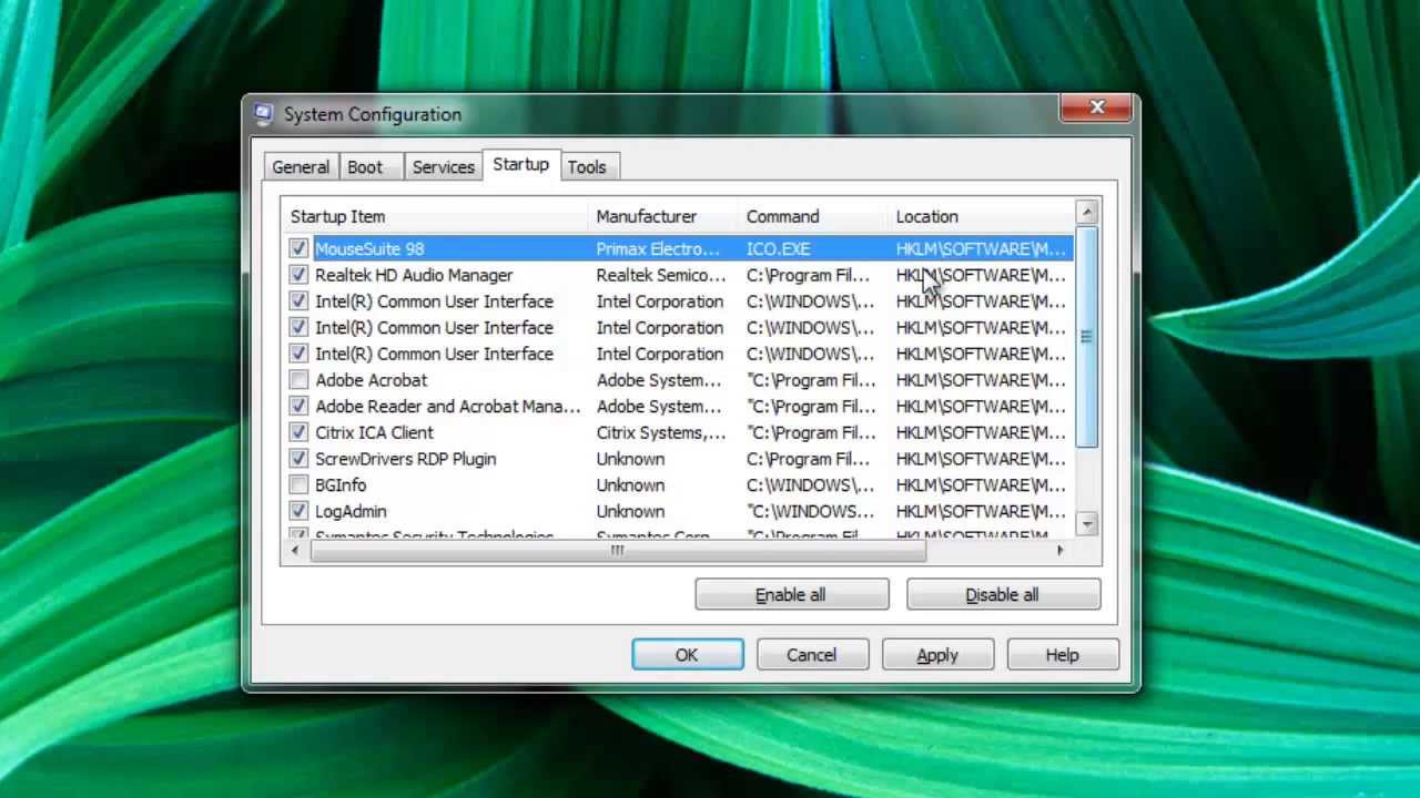 Cara mempercepat proses booting windows 7