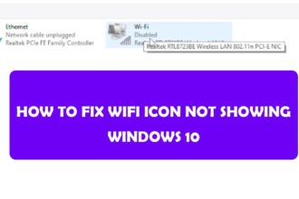 Cara memunculkan icon wifi di laptop windows 8