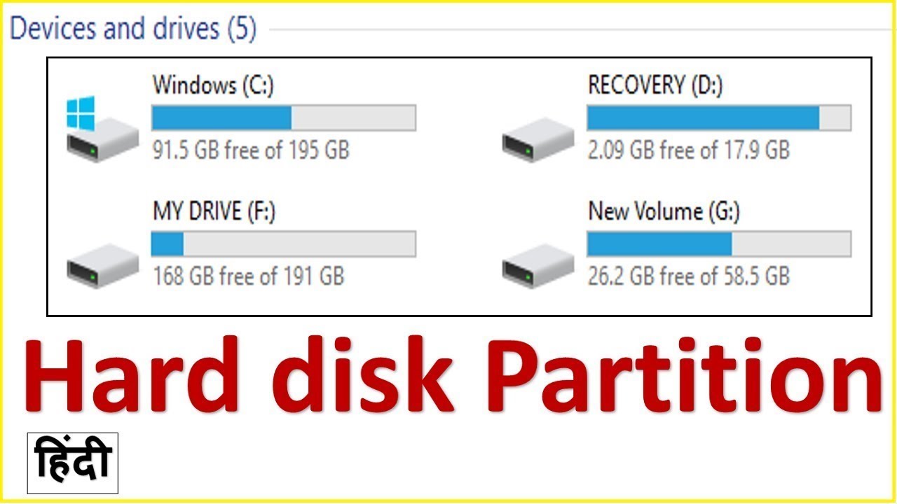 Disk space increase local windows