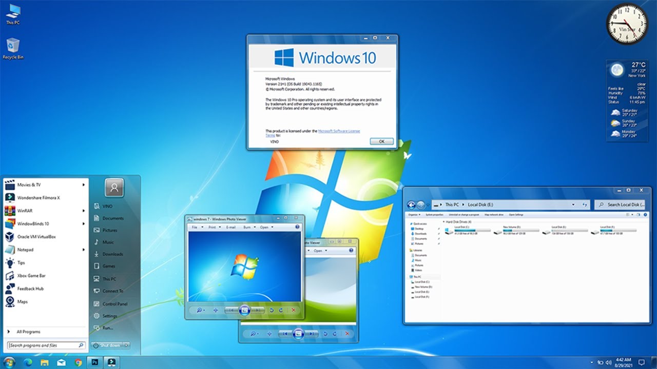 Cara menerapkan tema windows 7