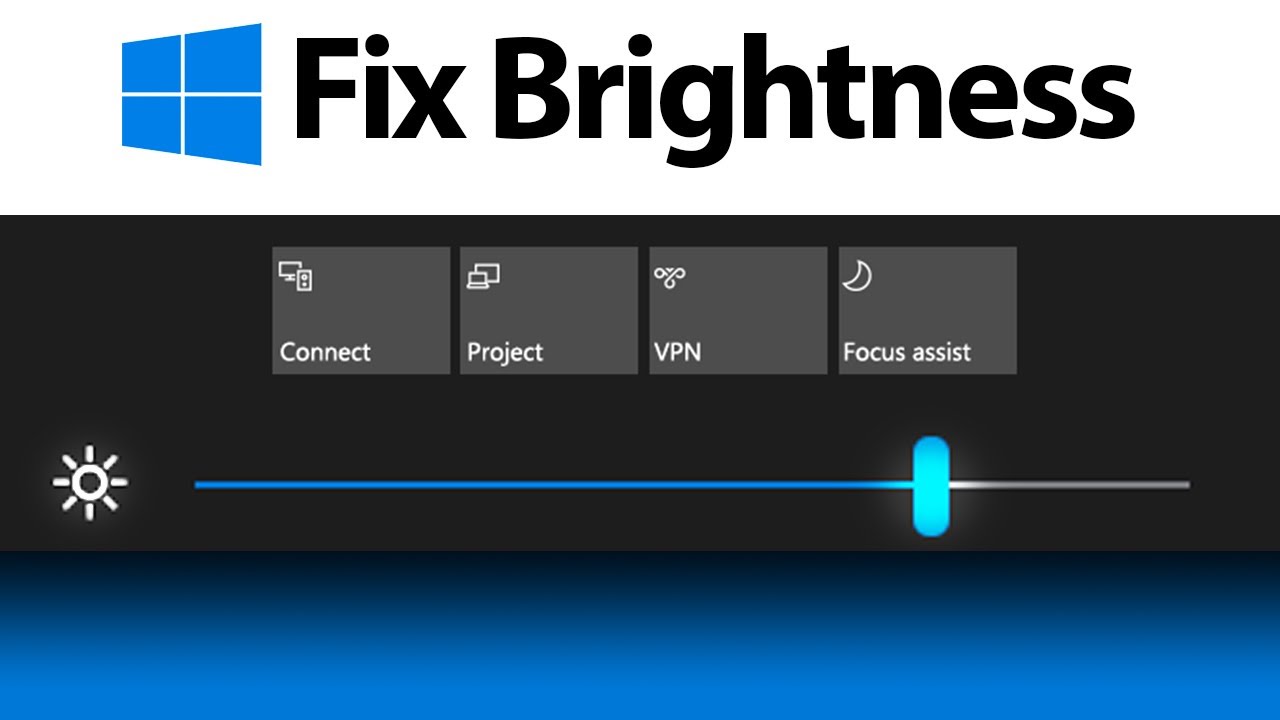 Cara mengatasi brightness yang tidak berfungsi windows 10