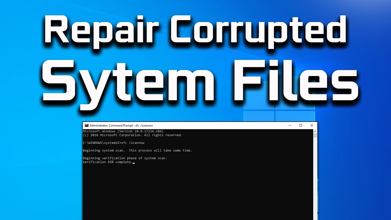 Cara mengatasi file windows corrupt