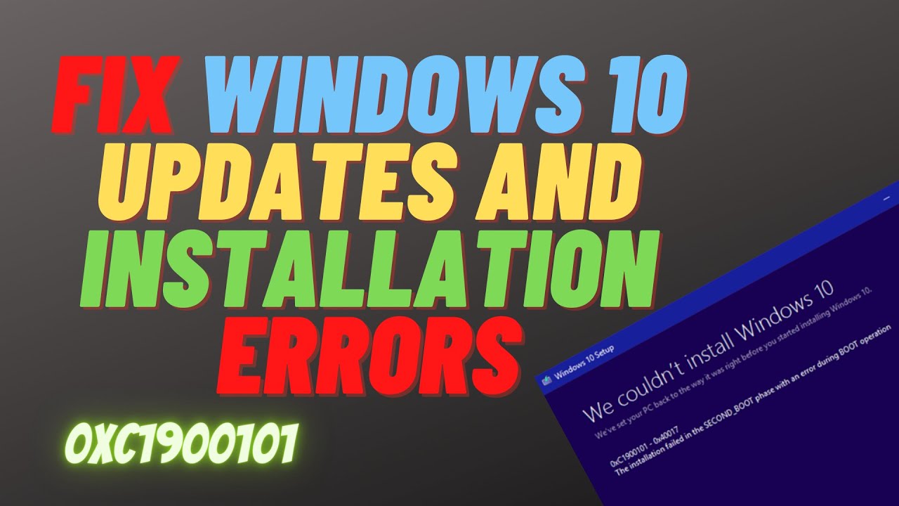 Cara mengatasi failure configuring windows update