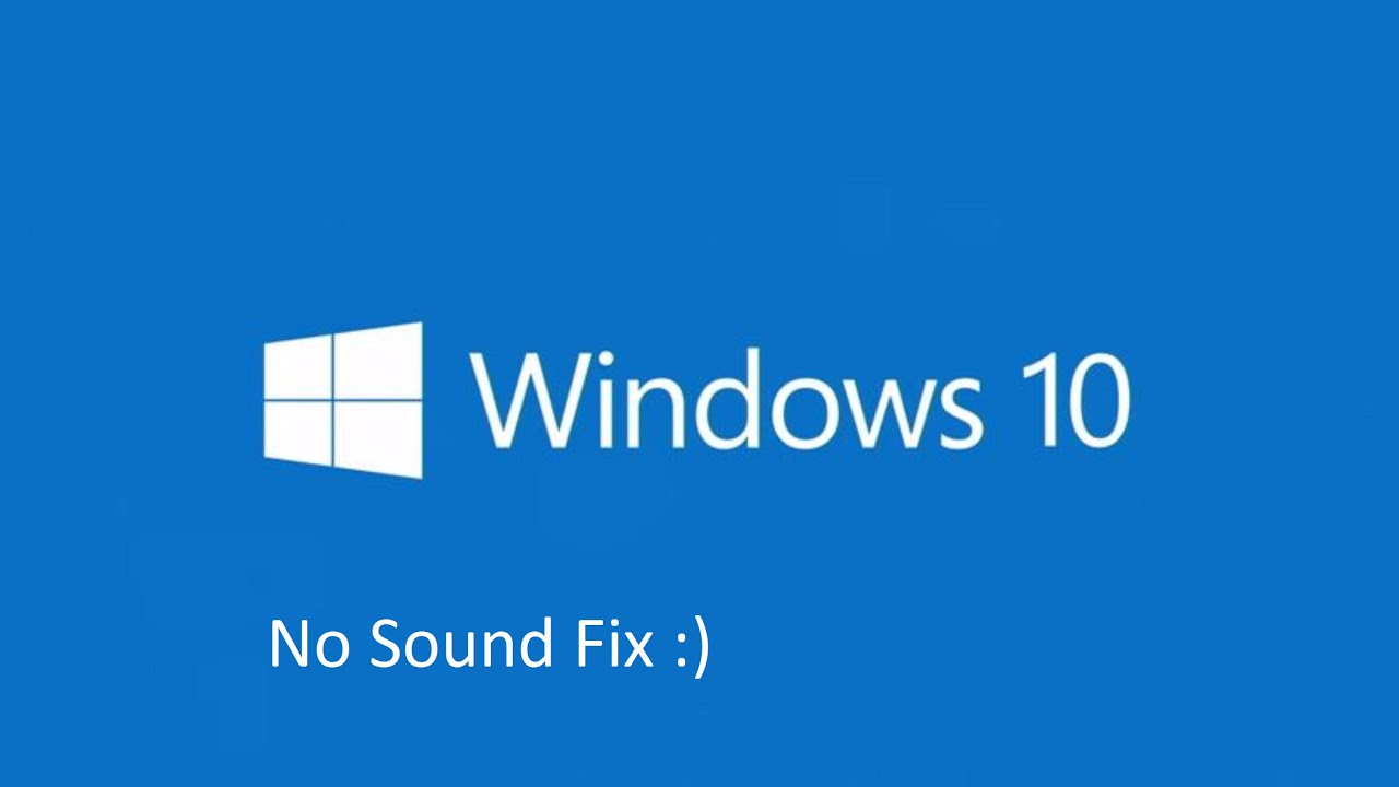 Sound windows audio fix problem work