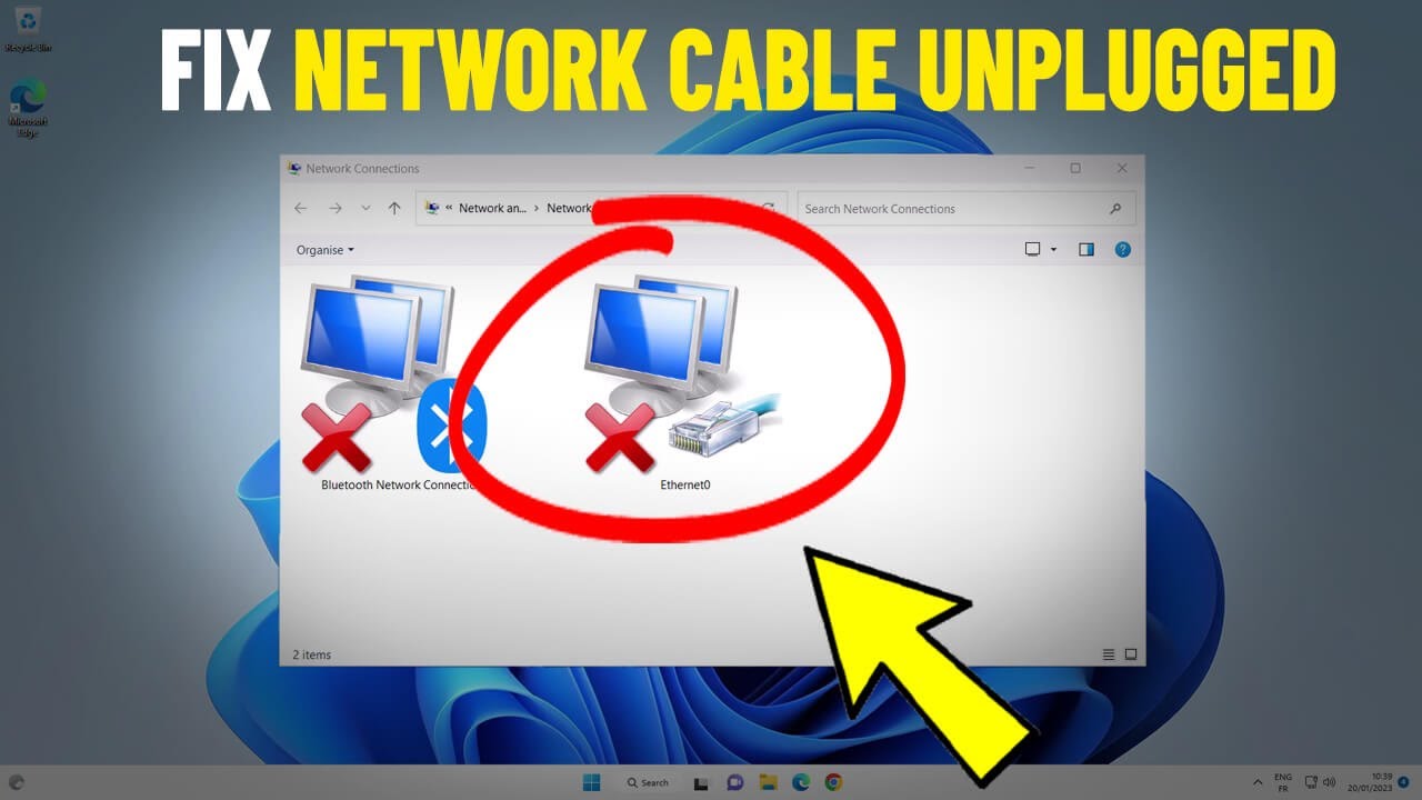 Cara mengatasi network cable unplugged windows 7