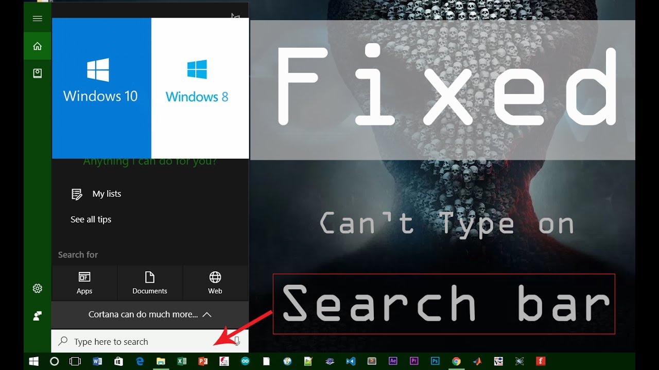 Cara mengatasi search di windows 10 tidak bisa diketik