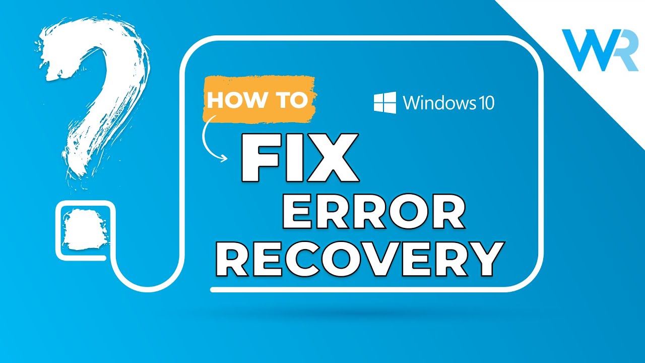 Cara mengatasi recovery pada windows 10