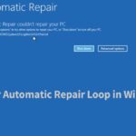 Repair automatic windows fix loop