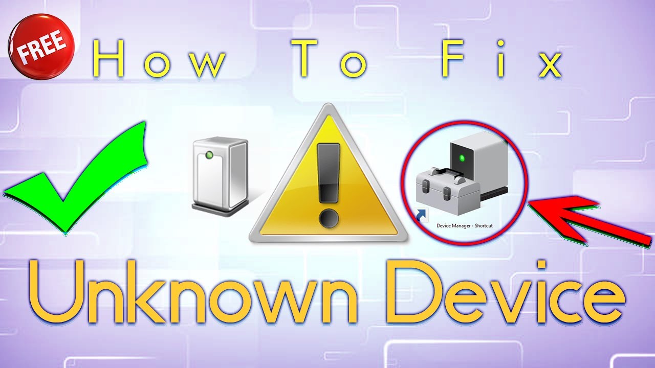 Cara mengatasi unknown device pada windows 7