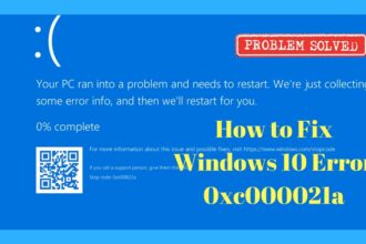 Cara mengatasi windows error