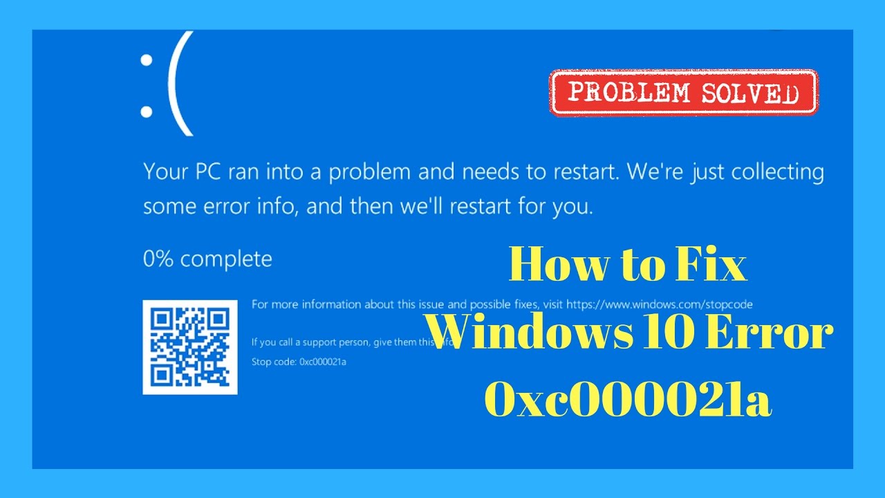 Cara mengatasi windows error