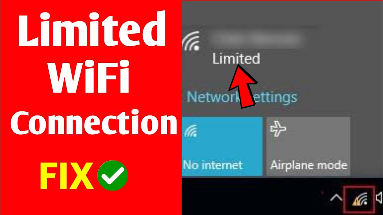 Cara mengatasi wifi limited pada windows 10