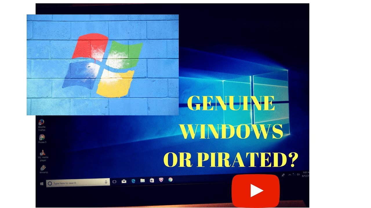 Check windows license genuine pirated status