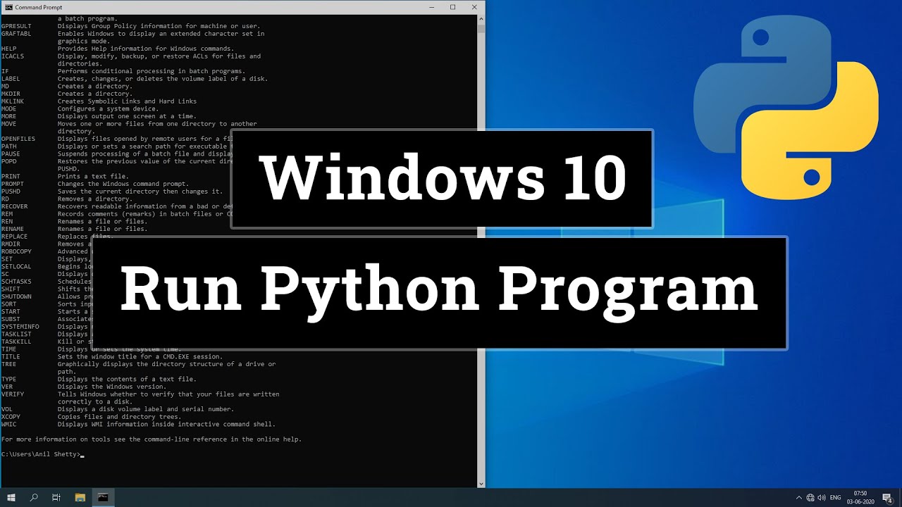 Cara menggunakan python di windows 10