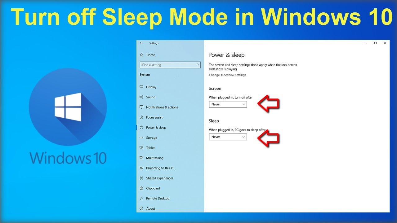 Cara menghidupkan laptop sleep windows 10