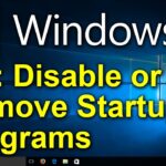 Cara menghapus startup windows 7