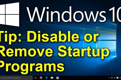 Cara menghapus startup windows 7