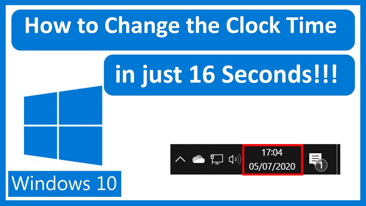 Cara mengubah jam di laptop windows 10