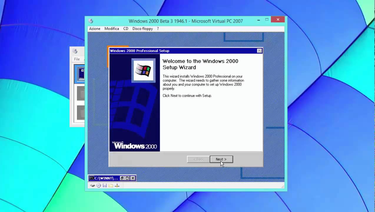 Cara menginstal windows 2000