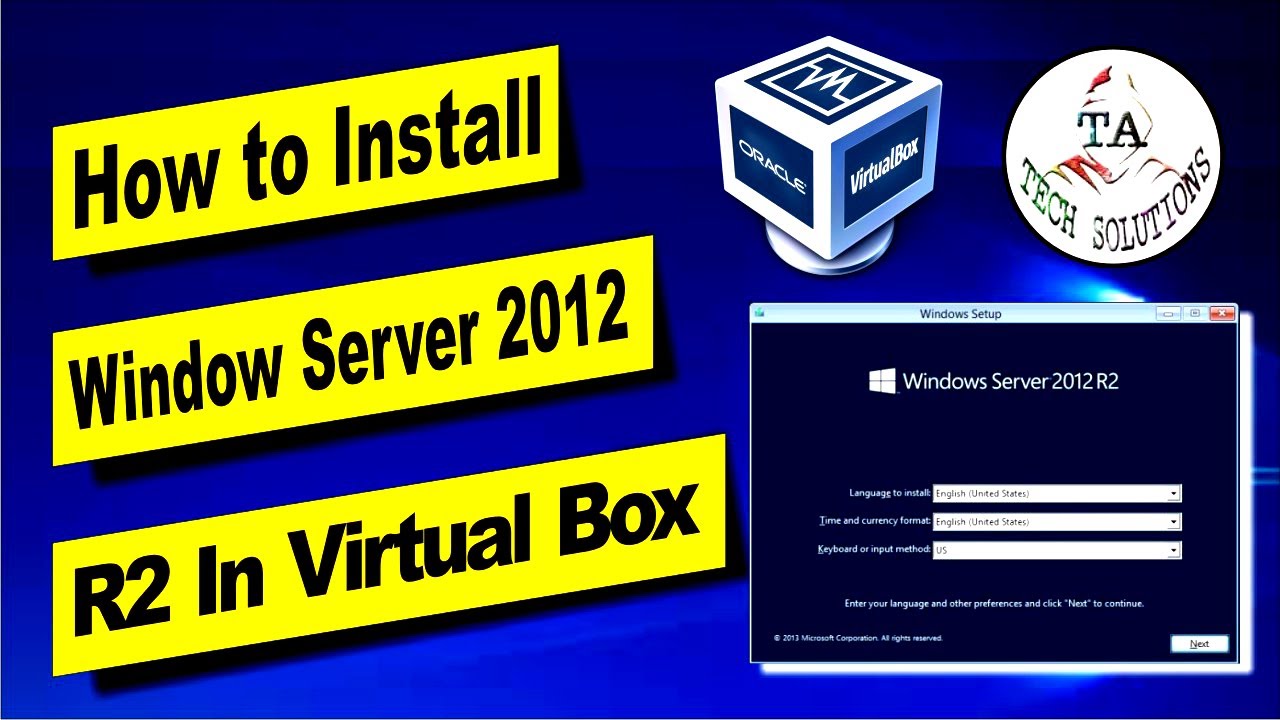 Cara menginstal windows server 2012 di virtualbox